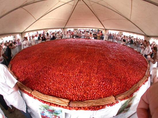 Fete de la Fraise, Fete of strawberries, France