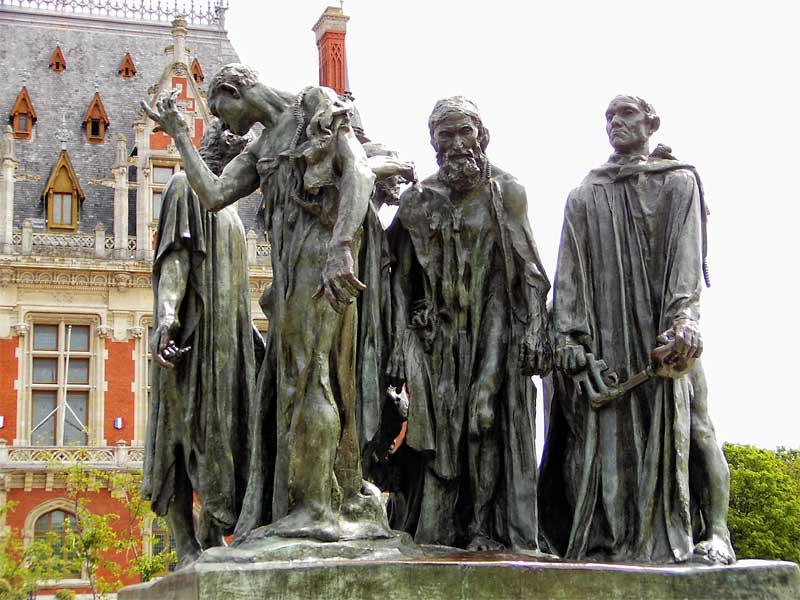 Rodins Burghers of Calais 